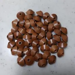 そろばん玉　そろばん玉キーホルダー　樺玉50個　ハンドメイド