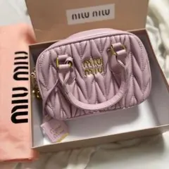 【値下げ多少可能】MIU MIU ライトピンク ショルダーバッグ