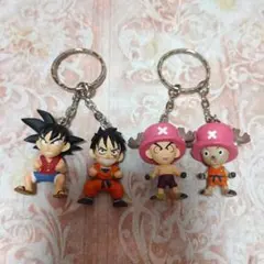 ［ドラゴンボール］ツインキーホルダー、フィギュアキーホルダー セット ツインキーホルダー ～ドラゴンボール建造物編～ - メルカリ