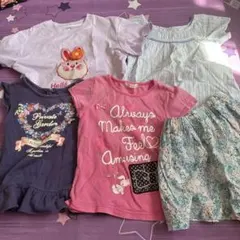 女の子110cm 夏服 Tシャツ まとめ売り
