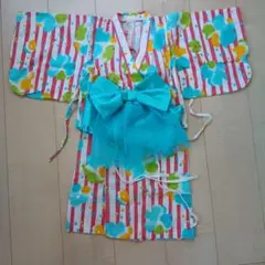BREEZE 浴衣 ドレスタイプ 花柄 ストライプのサムネイル