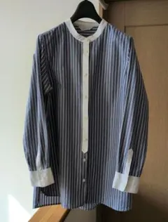 【サイズ40】ストライプ長袖シャツ