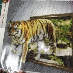 ダイヤモンドペインティング キット 虎 KA064 30x30cm