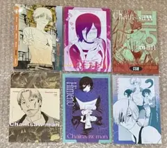 チェンソーマン 韓国 1部ボックス特典 イラストカード ポストカード