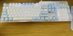 logi ゲーミングキーボード 本体 ホワイト - メルカリ
