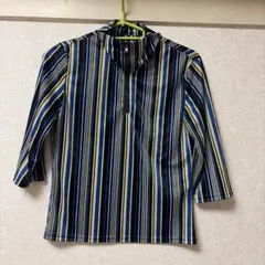 BA-TSU ストライプ柄 ハーフジップ カットソーのサムネイル