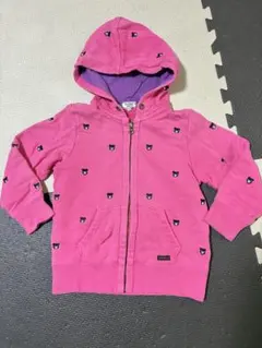 レア　ミキハウス　ダブルビー　日本製　プチベア　パーカー　男女兼用　アウター