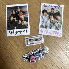 Aぇǃgroup Runway ミニフォト ぷくぷくシール セット