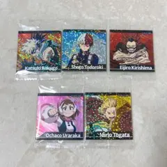 【未開封】僕のヒーローアカデミア ウエハース シール 轟 爆豪他5枚セット