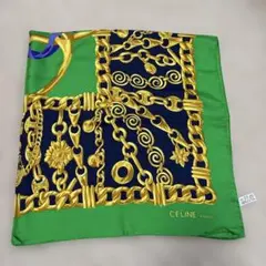 186005 現状品 CELINE セリーヌ CELINE 大判 スカーフ  グリーン シルク レディース [0000000000095] 2026年最新】セリーヌ スカーフ グリーンの人気アイテム - メルカリ