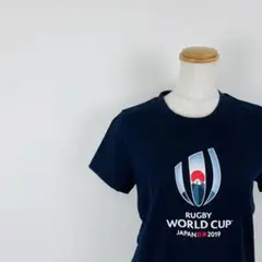 カンタベリー ラグビーW杯2019 公式Tシャツ 紺 M 希少のサムネイル