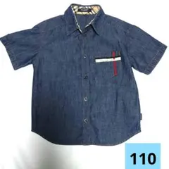 バーバリー　タンガリーシャツ　110cm