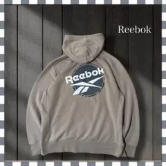 a*)様 4468/Reebokリーボック バックプリント パーカープルオーバー