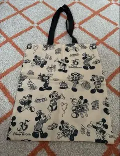 【Disney】 35周年 ミッキー ブランケット 付属 バッグ ランド シー