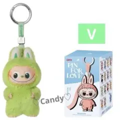 ラブブ イニシャル Vぬいぐるみ アルファベット Labubu 【正規品】32