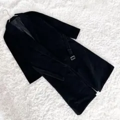 『UNTITLED』 アンタイトル (9) カシミヤ混ロングコート ベルト付き