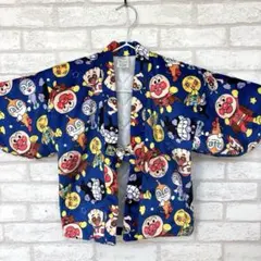 未使用⭐︎アンパンマン♡バイキンマン　半纏　ネイビー　90センチ