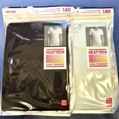 【新品】UNIQLO HEATTECH UネックT(半袖) 140