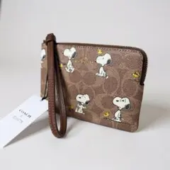 ⭐︎訳あり・新品⭐︎COACH × PEANUTS スヌーピーコインポーチ