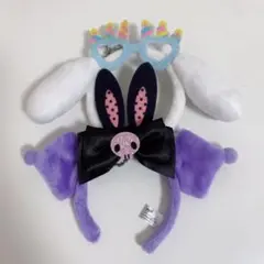 ミニカチューシャ　マスコットホルダー　クロミ シナモロール