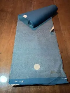 藍染古布 木綿鮫小紋 明治時代の反物