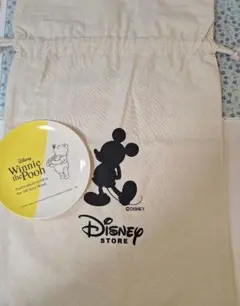 Disney Store 곰돌이 푸 プレート 巾着袋 セット