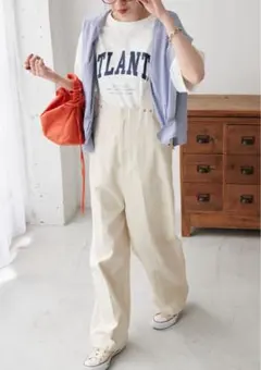 DISCOAT コットンツイルサロペット