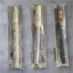 未使用 万年筆 3本セット ローラアシュレイ スヌーピー ゴッホ ひまわり 付録のサムネイル