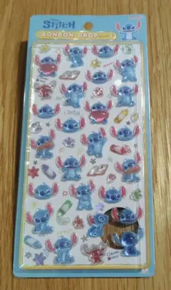 正規品　ボンボンドロップシール ディズニー 第2弾 スティッチらくがき