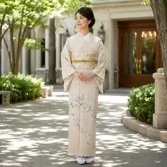訪問着フルセット421◾️ 卒業式　入学式　お宮参り　七五三　結婚式　正絹　落款 訪問着フルセット421◾️ 卒業式 入学式 お宮参り 七五三 結婚式 正絹