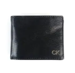 新品カルバンクラインCALVIN KLEINメンズ２つ折り財布、訳有り品です。