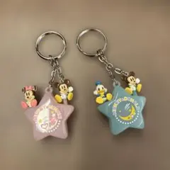 ディズニー　キーホルダー　平成レトロ　 ミニー　ミッキー　光るキーホルダー