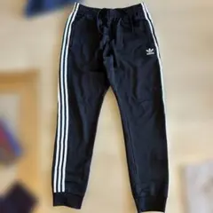 adidas 3本ライン ジャージパンツ L ブラック