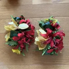 フラダンス用ヘアアクセサリー 2個セット