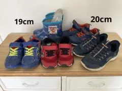 19 20cm スニーカー 長靴 5足セット スケッチャーズ パウパト 男の子