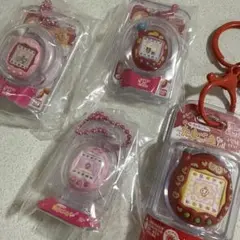 たまごっち　赤系　4点セット