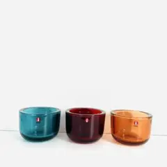 新品イッタラ キャンドルホルダー ヴァルケア セビリアオレンジ