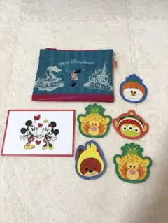 レア！！ディズニーミニーポーチミニパルニックステッカーミッキーまとめポストカード