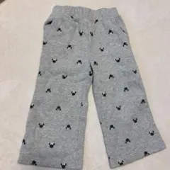 お値下げ！ギャップ　ミニー　裏起毛　パンツ　グレー