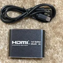 BLUPOW 4K60Hz 対応 HDMI 分配器(BL-VA22)