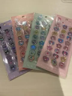 正規品　サンリオ　おはじきふうシール　クロミ　マイメロ　キティ　ハンギョドン