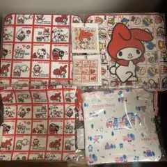 【サンリオキャラクターズ×シモジマ】ハンドタオル巾着 アクリルキーホルダーセット