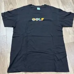GOLF ブラック Tシャツ Mサイズ　古着需要高
