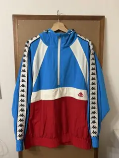 【美品】Kappa ナイロンジャケット マルチカラー　L