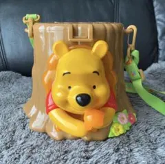 【プーさん ポップコーンバケット（切り株）】ストラップ付き