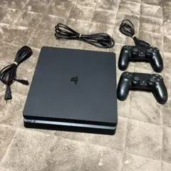 PlayStation 4 本体 500GB ブラック コントローラー2つ付き