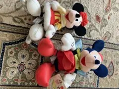 Disney ミッキー ミニー ぬいぐるみ 2体セット