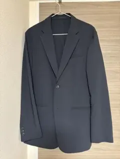 UNIQLO 感動ジャケット ウールライク ネイビー　 Lサイズ