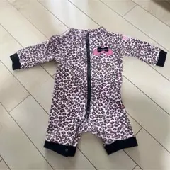 【即購入OK】【80cm】マイメロヒョウ柄ロンパース 長袖ロンパース コギャル