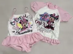 Disney ミニーマウス 水着 ラッシュガード セット 95cm